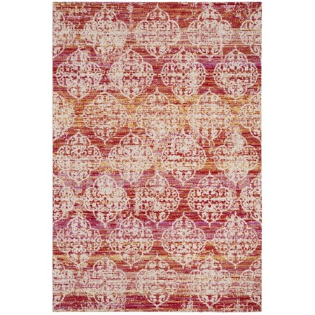 Safavieh 5 ft. 1 in. x 7 ft. 6 in. Montage Bohemian Medium Rectangular Area Rug Pink & Multicolor MTG182P-5